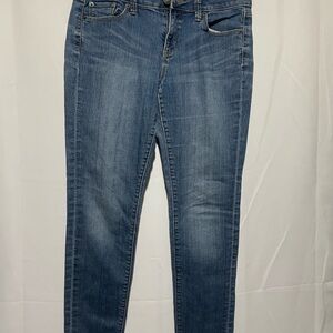 Women's Skinny Jeans in Deep Blue 6 petite pockets